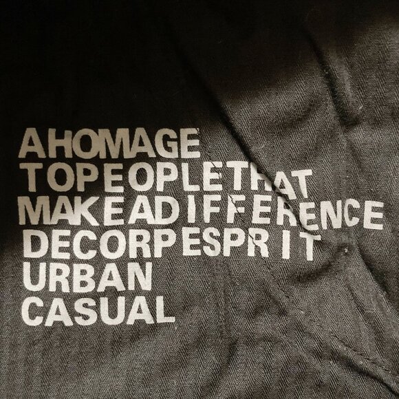 DE.CORP Dark cocoa brown 100% cotton a-line skirt Y2K utilitarian SMALL MEDIUM - Picture 11 of 15